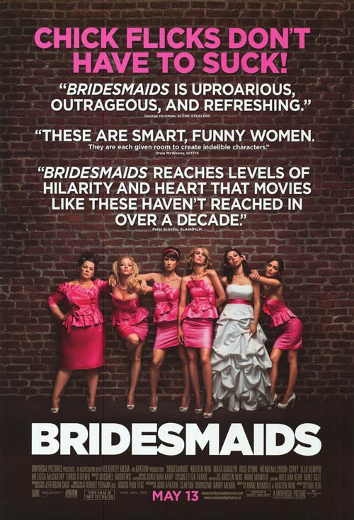 Image result for bridesmaids chick flicks dont have to suck